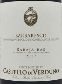 Castello di Verduno Barbaresco Rabaja 2019